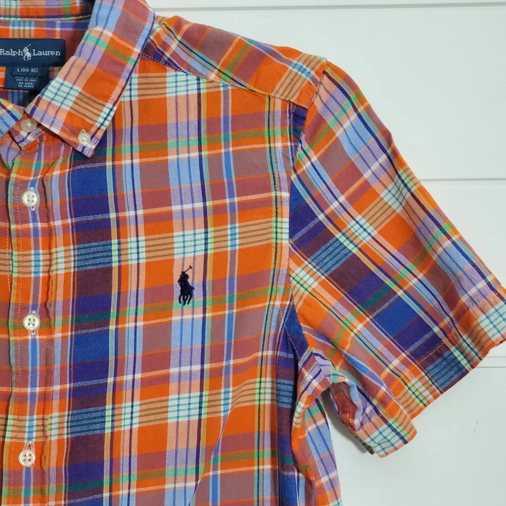 Ralph Lauren Kids/Teen Button-down Shirt Size L (14-16)‎